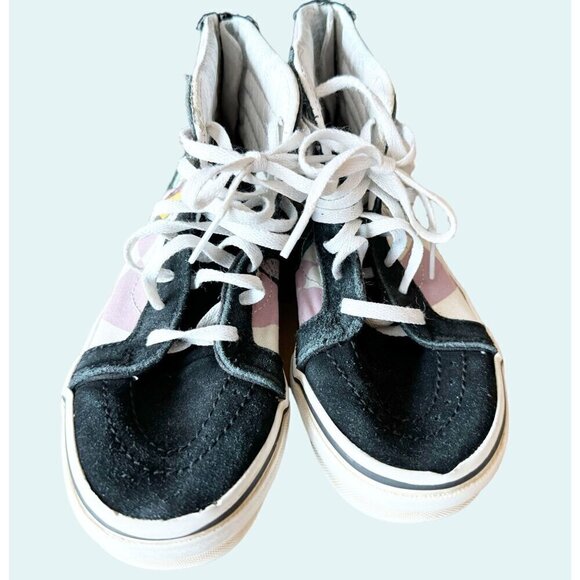 VANS Youth Kids Nightmare Before Christmas Hi Top Zip Back Sneakers Sz 3 - Picture 3 of 8